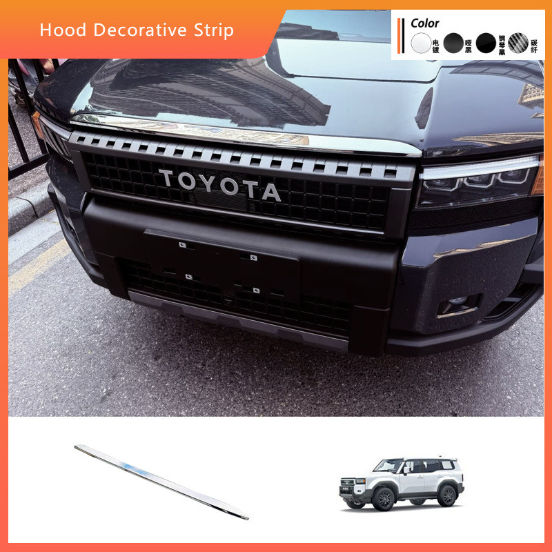 Bán-Toyota Độc Đoán Prado 2024 Bao Viền Land Cruiser LC250 Hood Viền Land Cruiser Mặt Trước Viền