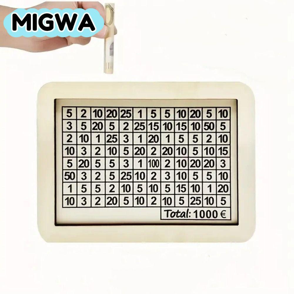 MIGWA Piggy Bank, với mục tiêu tiết kiệm tiền Hộp đựng tiền có thể tái sử dụng, Hộp tiết kiệm tiền b