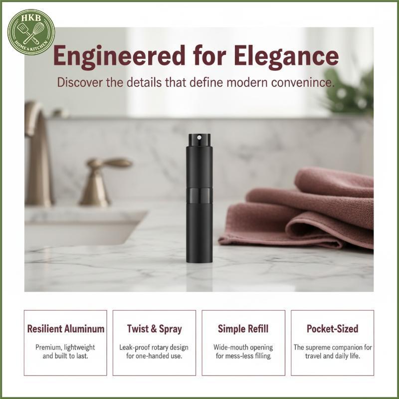 [SH] 4 Chai Cologne du lịch có thể đổ lại 8ml Nước hoa chống rò rỉ rỗng cho ví Nhà thơ Chuyến đi kỳ 