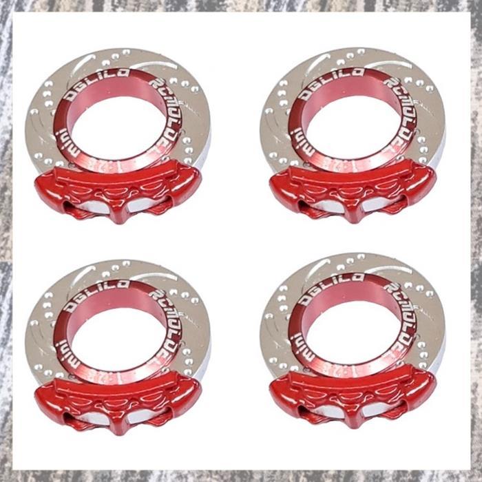[Z F L U] 4 Đĩa Phanh Phanh Kim Loại Cho Xe Lưu Diễn RC Drift 1 / 28 K969 K989 MINI-Q MINI-Z MINI-D 