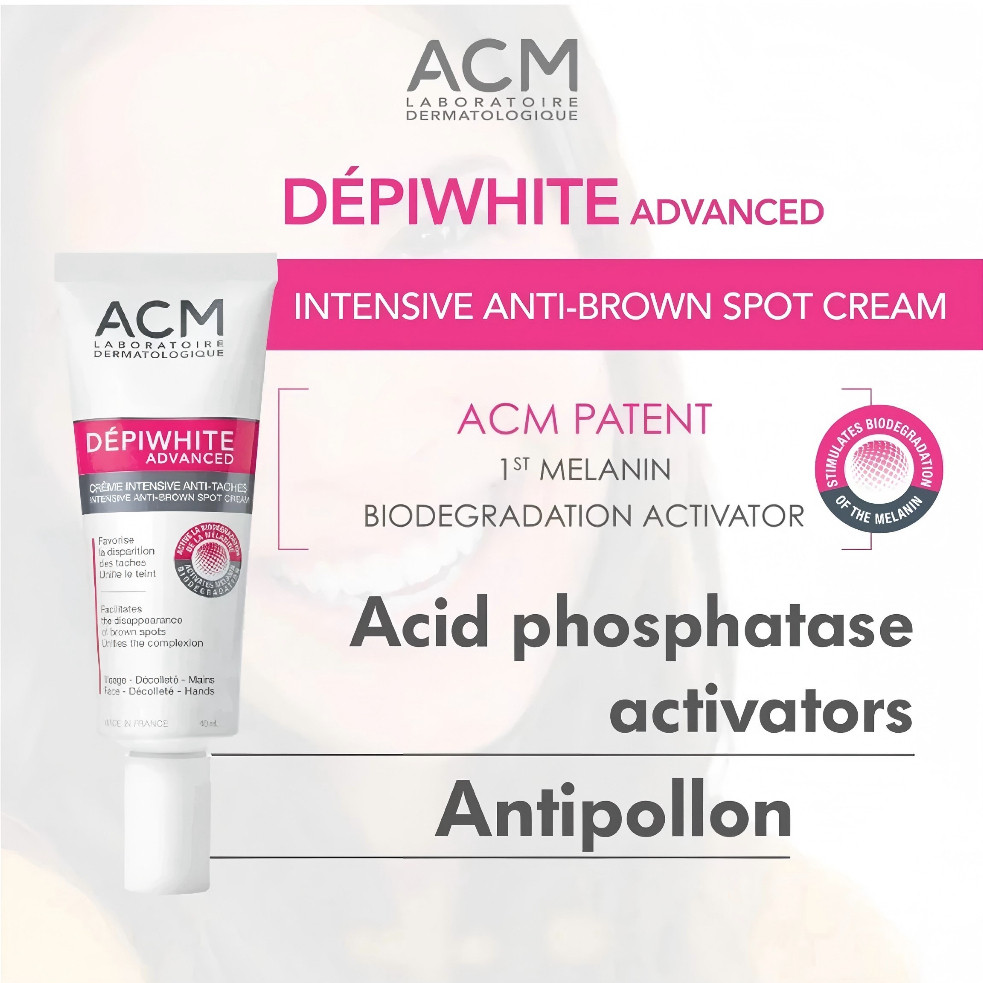 ACM Depiwhite Advanced 40ml Kem Dưỡng Giảm Thâm Nám, Đốm Nâu & Tàn Nhang