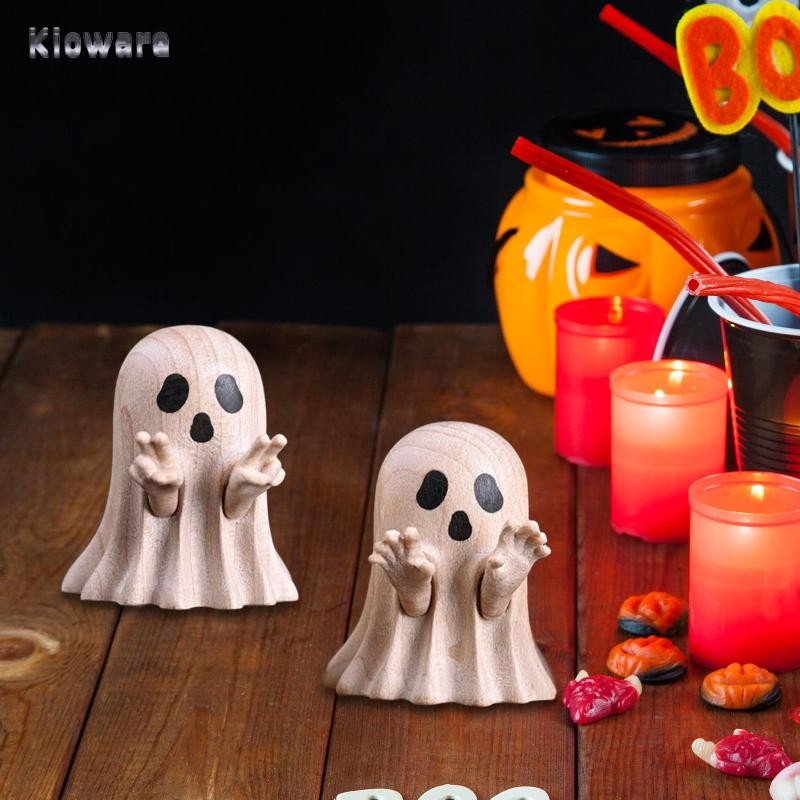 Tượng Ma Gỗ Điêu Khắc Mini Ma Tượng Để Bàn Trang Trí Cho Tủ Sách