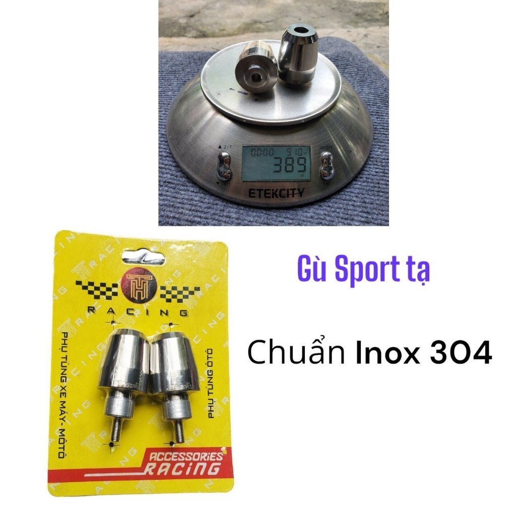 Gù tạ giảm rung chuẩn inox 304 nguyên khối (MS09) (SKY 3) (MS09)