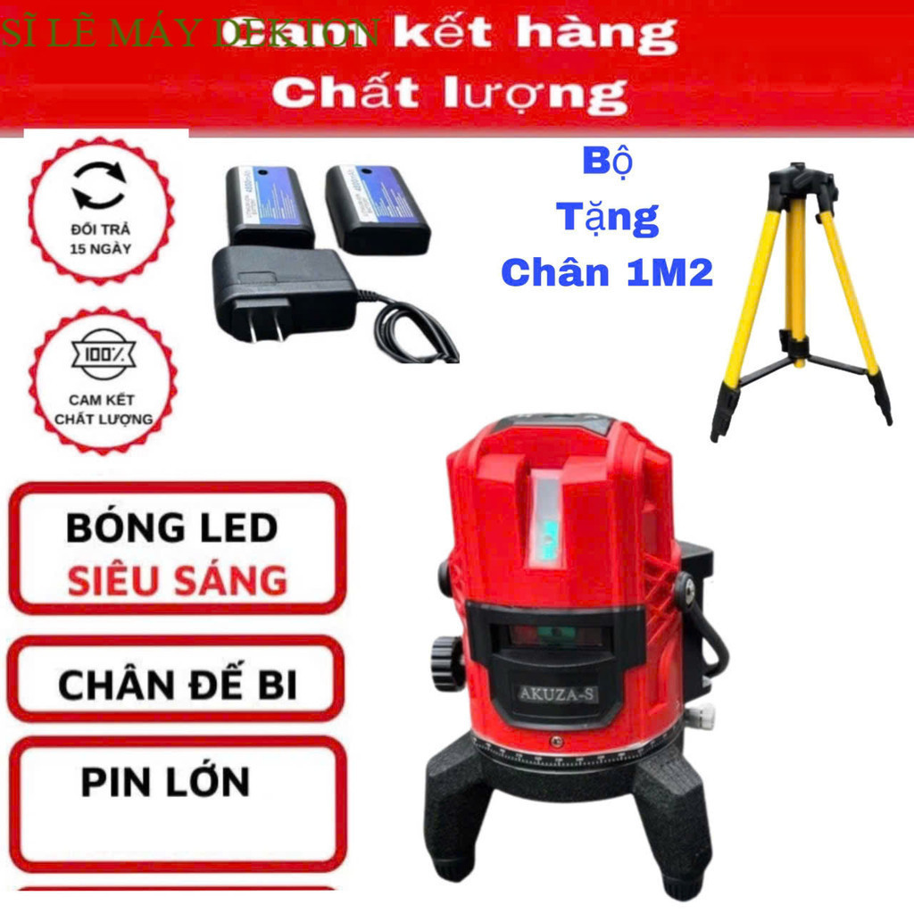 Máy cân bằng laze,Máy laser AKUZA ĐỎ cân bằng 5tia xanh Akuza ĐỎ bắn cos chính xác Máy sĩ DEKTON