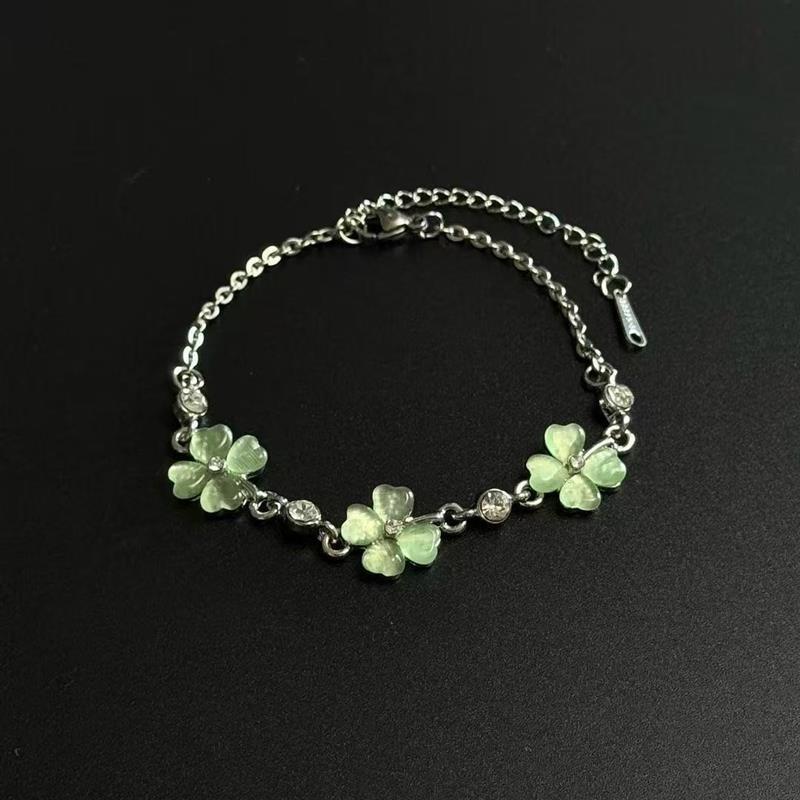 Vintage Lucky Clover Lucky Clover Lucky Clover Wish Lucky Clover Wish Lucky Clover Opal Niche Bracel