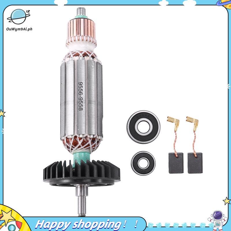 [ouwym9al] Cánh quạt phần ứng AC220V-240V thay thế cho máy mài góc 9556 9557 9558 9556NB 9556HN 9557