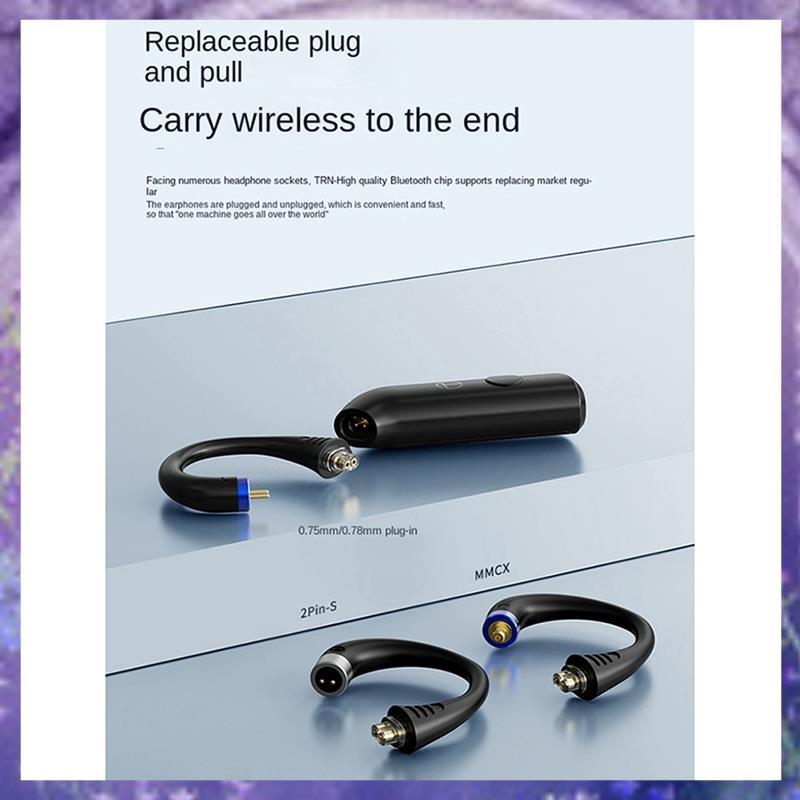 [r3jylk02.vn] Mô-đun tai nghe HiFi không dây BT20 Pro Cáp nâng cấp Đầu nối cáp có thể thay thế Móc t