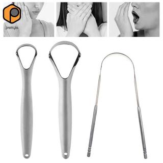 Bộ cạo lưỡi thép không gỉ tái sử dụng, vệ sinh răng miệng, cho nam nữ