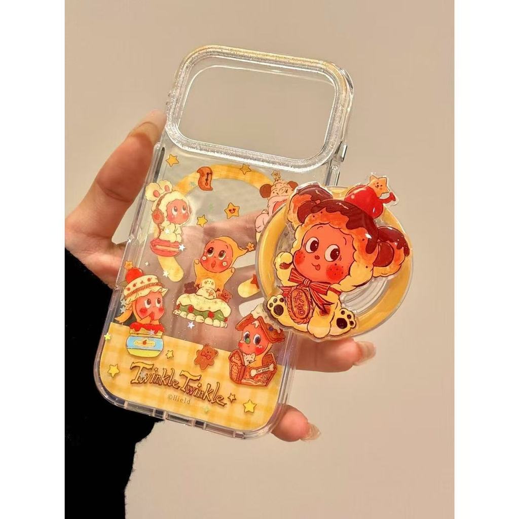 Hoạt Hình Dễ Thương Món Tráng Miệng Ngôi Sao Bé Từ Tính Thích Hợp Cho ihone17promax16p Ốp Điện Thoại
