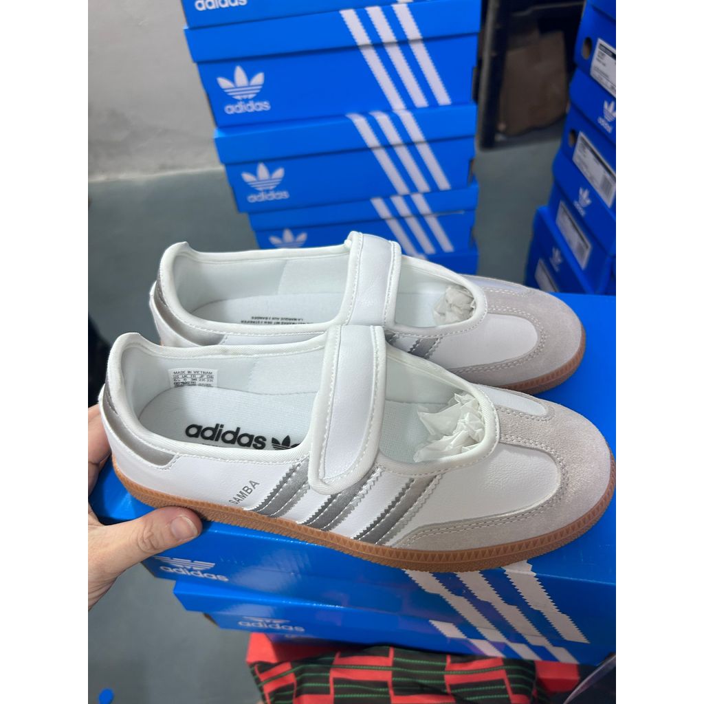 Ad Samba Janes Mary Jane Rose Gold Board Shoes Giày lười