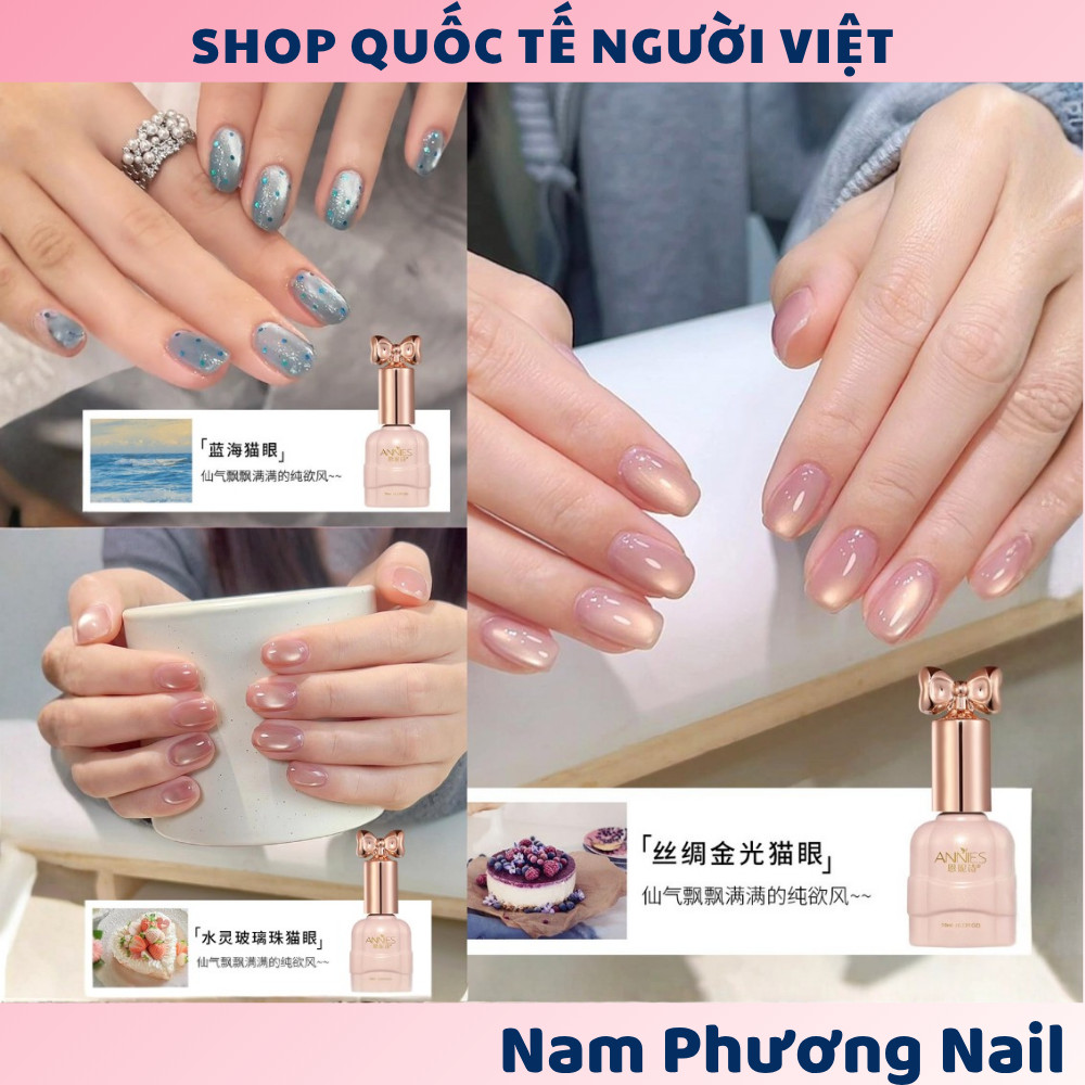 Mắt mèo Annies mẫu mới nhiều màu sắc siêu xinh xắn, mắt mèo Annies chai nơ 🌸 Nam Phương Nail 🌸
