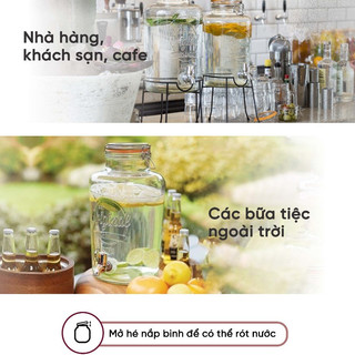 Kilner - Bình Nước Thủy Tinh - 3L