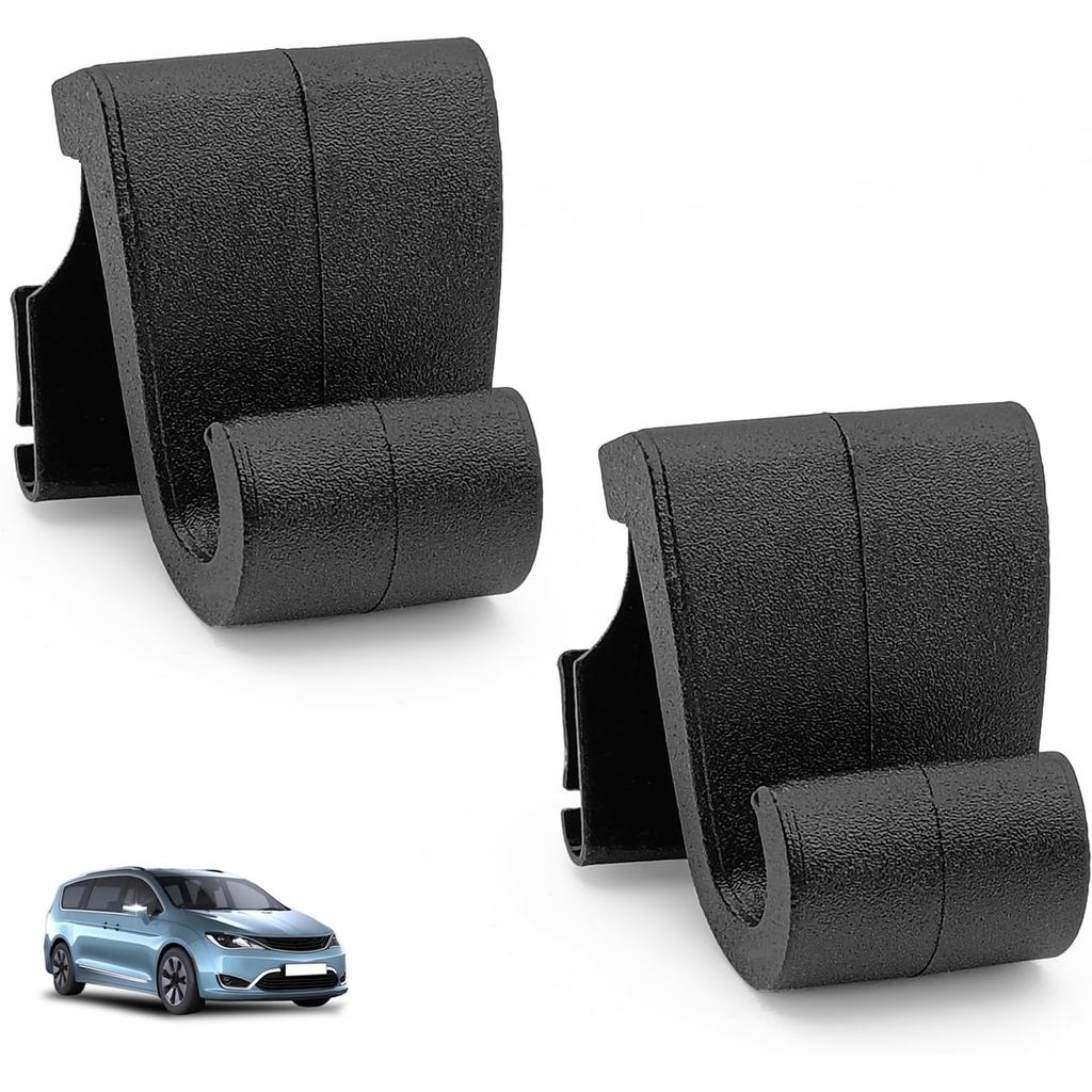 2 Chiếc Cửa Sổ Bóng Móc Kẹp Chống Nắng Giá Đỡ Tương Thích Với 2017-2022 Chrysler Pacifica Voyager Th