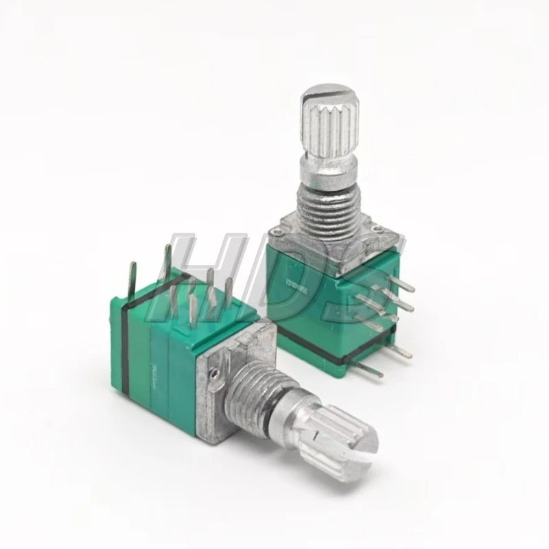 2 CHIẾC RK097G Kênh Kép Có Công Tắc Báo Chí Chiết Áp 8 Chân Điều Chỉnh Xoay Âm Lượng B10K 20K 50K 10