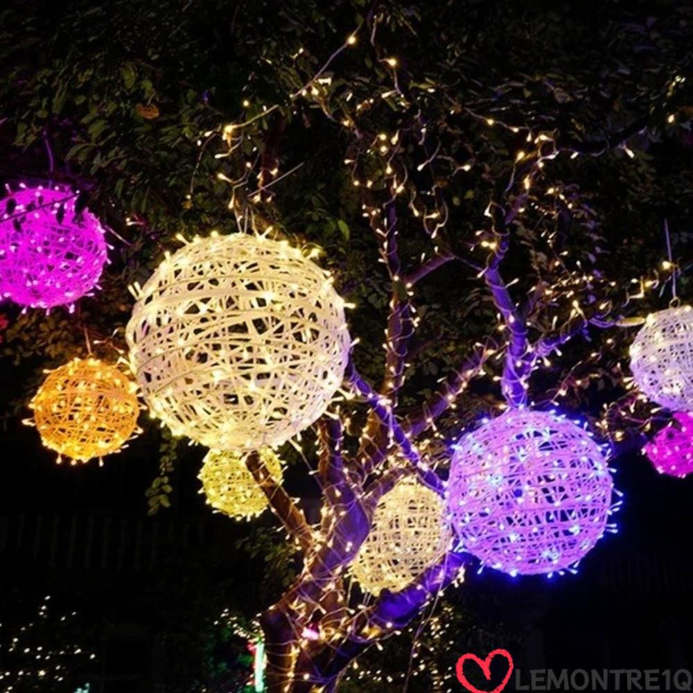Đèn bóng mây LEMONTREE Festoon, Bóng mây 20 / 28CM Đèn treo trang trí sân vườn, Năm 220V LED Ramadan