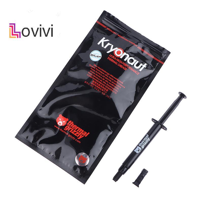 [Lovivivi] 5.5g Nhiệt Grizzly Kryonaut Extreme KE Dán Nhiệt Cho CPU / GPU Cooler Dung Tích Lớn Làm M
