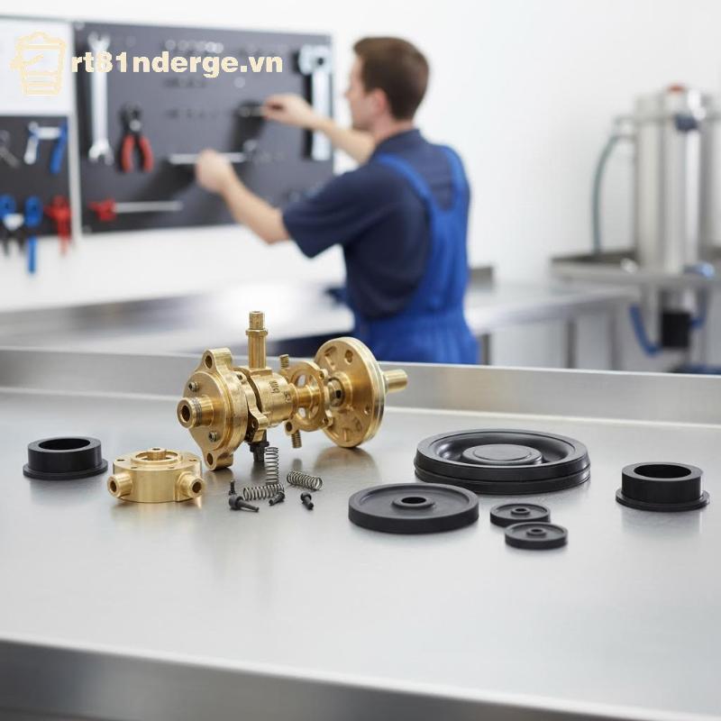 GE 4 Bộ Dịch Vụ Màng Pulsator Cho Máy Hút Chân Không Sữa Bò L90 / L02 / L80 AIR / L02 AIR / L02 AIR 