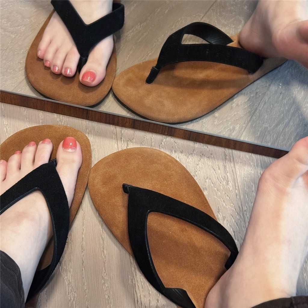 2026 Retro All-Match Flat Flip-Flops Flip-Flops Outer Flip-Flops Open-Toe Casual