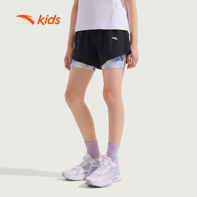 ANTA KIDS Quần Short Bé Gái Có Quần Bảo Hộ 3624B5301B