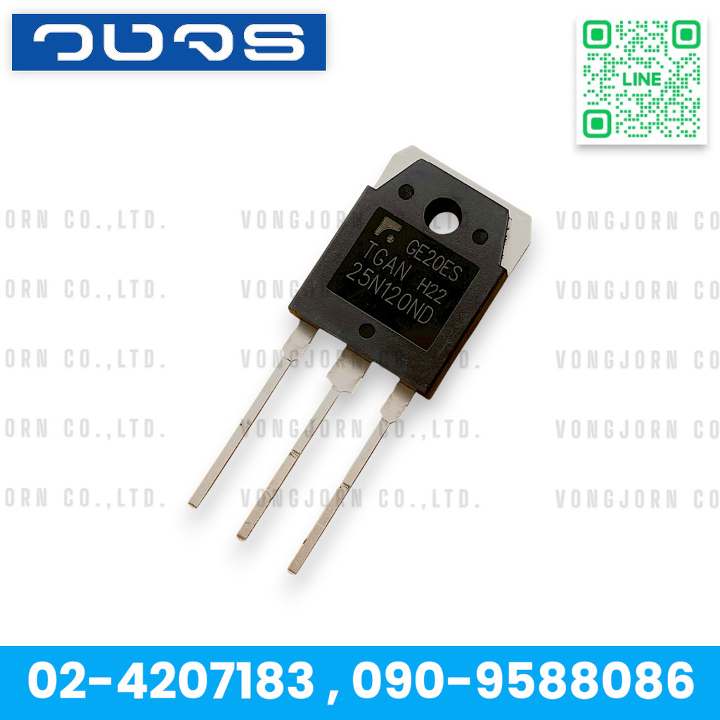 Bếp điện IGBT TGAN25N120ND TRINNO 25A 1200V