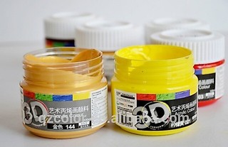 Màu acrylic 3D 100ml vẽ trên mọi chất liệu, màu sắc tươi sáng