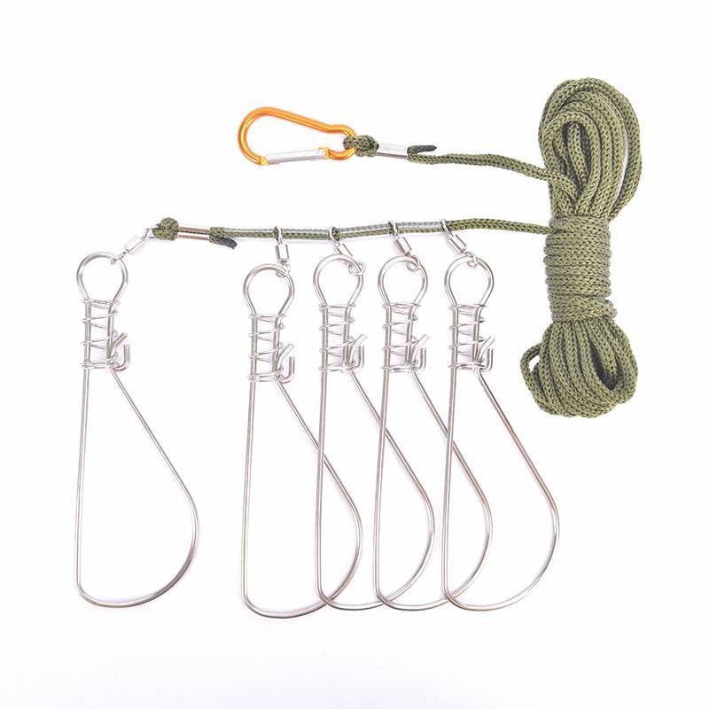 [Dec] Fishing Lo Bule Fishing Fishing Chain Stringer With Float Live Fish Lo Belt {VN}