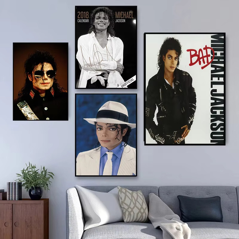 Michael Jackson painting poster art canvas print mural home wall decoration room decor