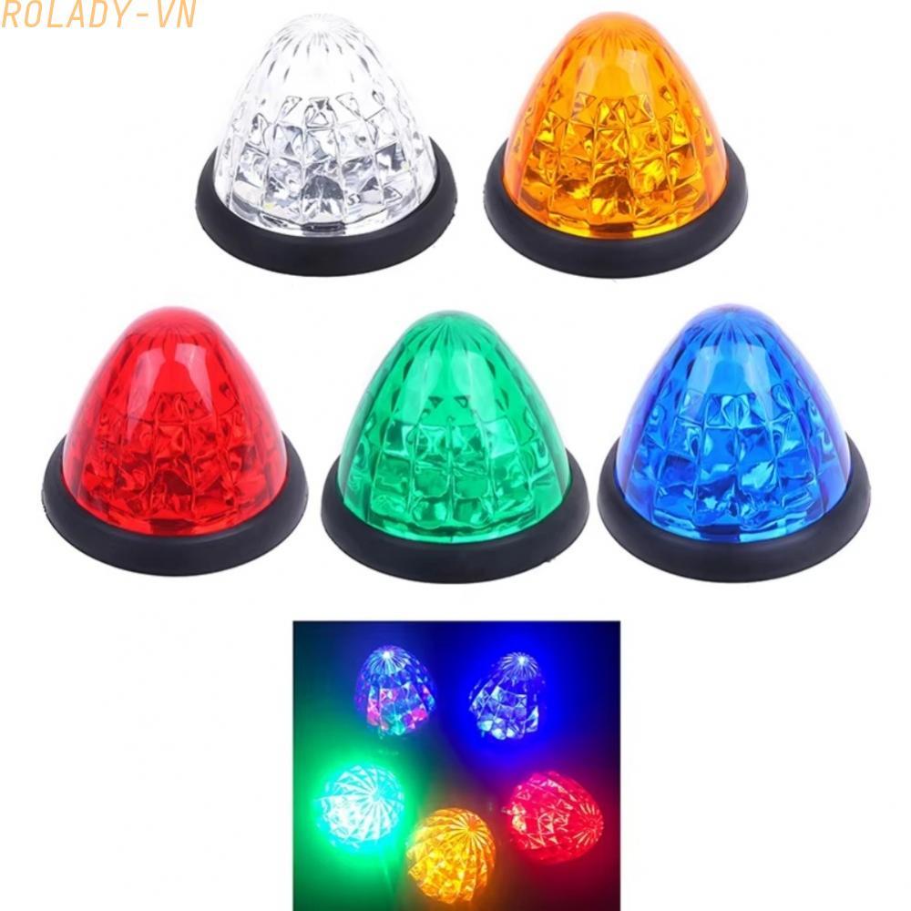 #ROYALLADY#Side Marker Light 12V-24V Compatible Bright LED Output PC Rubber Housing