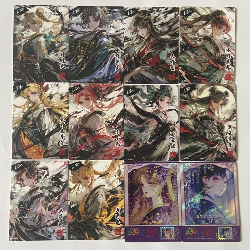 Moon Shadow Beauty Thủy Thủ Mặt Trăng Thẻ Hoshizawa Thủy Thủ Mặt Trăng Thủy Thủ Hộp Với SR Anime Bộ 