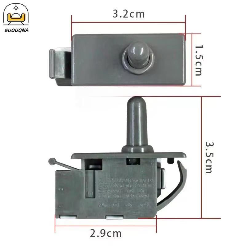 GUOUQNA 1 Cái Cho Ronshen Haier Hisense Tủ Lạnh Đèn Bộ Phận Điều Khiển Tủ Lạnh Cửa Đèn Công Tắc Phụ 