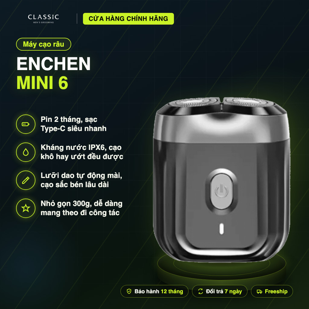 Máy cạo râu Enchen mini 6