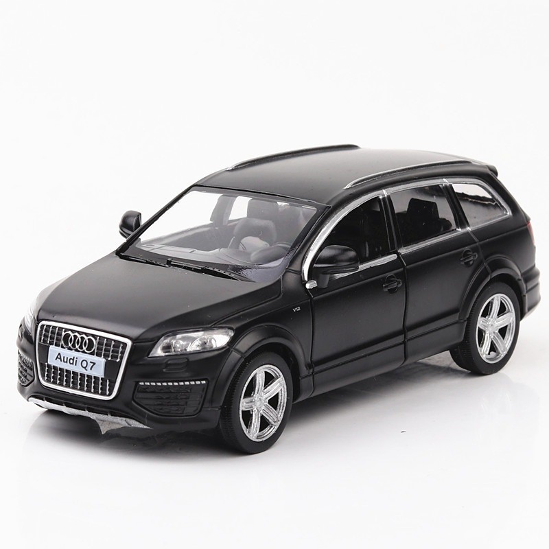 | toys | cars ♫((Đóng hộp) Volkswagen Audi q7 Xe địa hình suv Mô hình xe hợp kim Mô hình mô phỏng ké