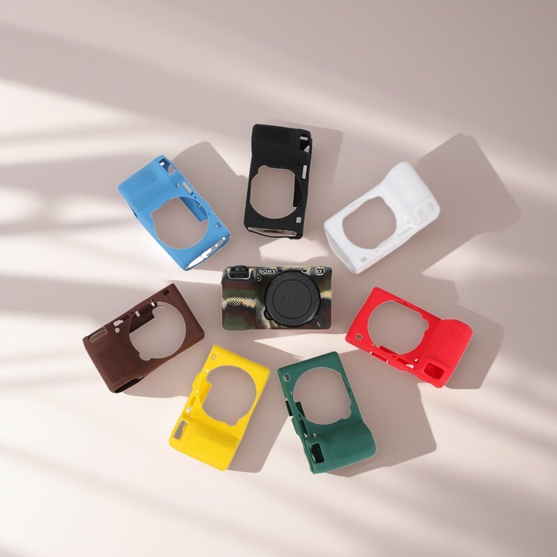 Thích hợp cho Sony a6700 Vỏ silicon chống sốc A6700 Vỏ bảo vệ camera không gương lật Vỏ mềm A6700 Tú