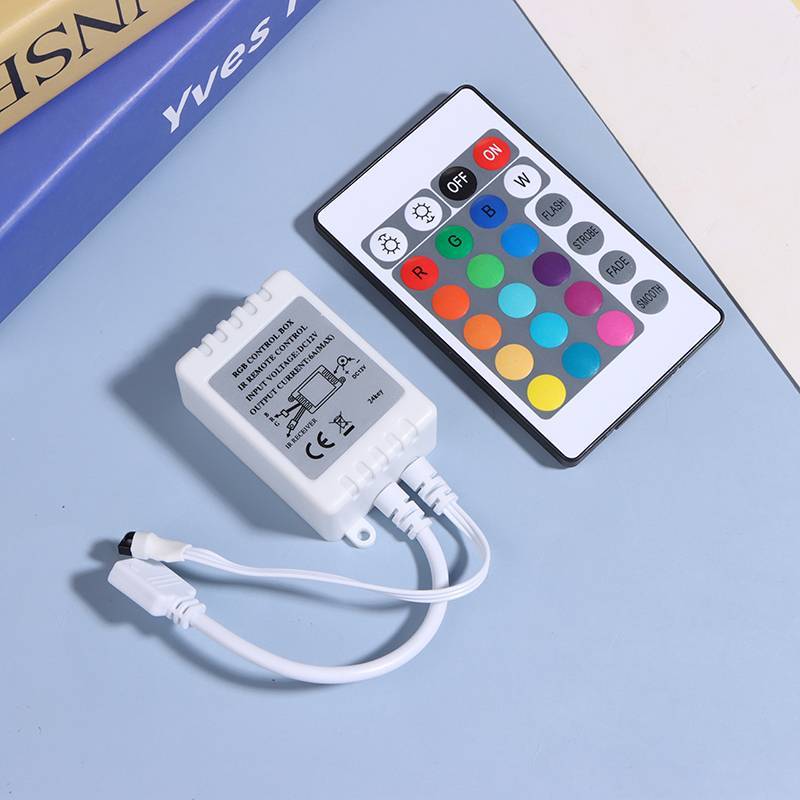 [HLS] Bộ Điều Khiển Led 24 Phím LED IR RGB Hộp Điều Khiển 1 Đến 2 Bộ Điều Khiển IR Điều Khiển Từ Xa 