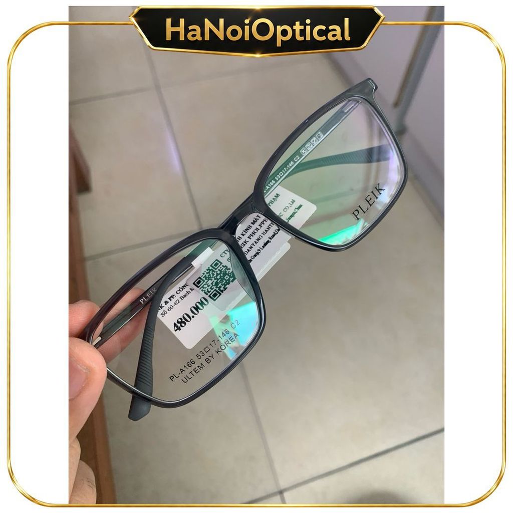 gọng kính chính hãng pleik mã pl-a166
