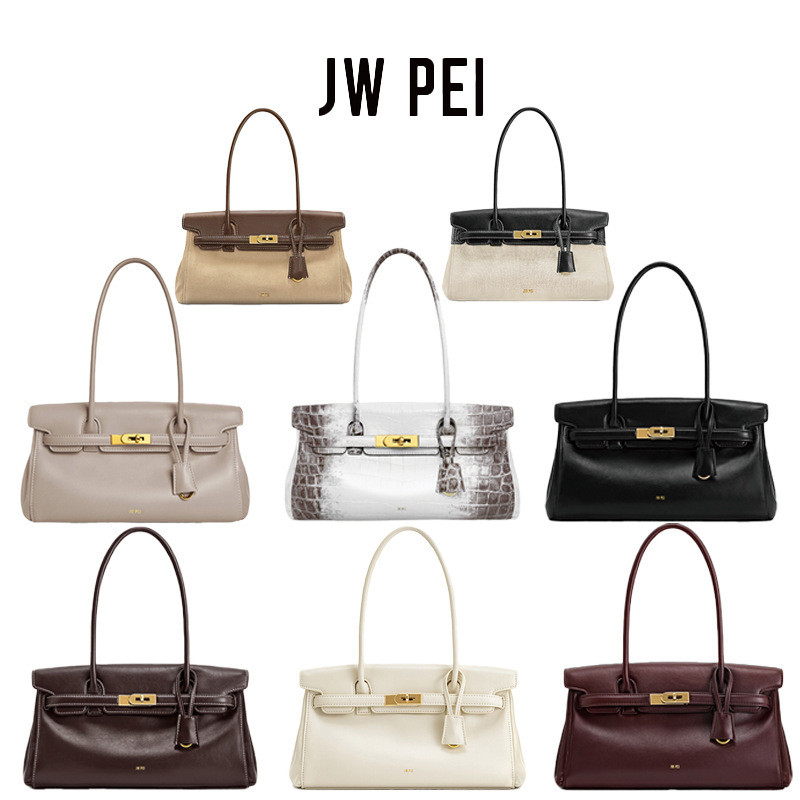 Jwpei Briefcase Yara Túi đeo nách một vai cầm tay Túi Baguette cổ điển