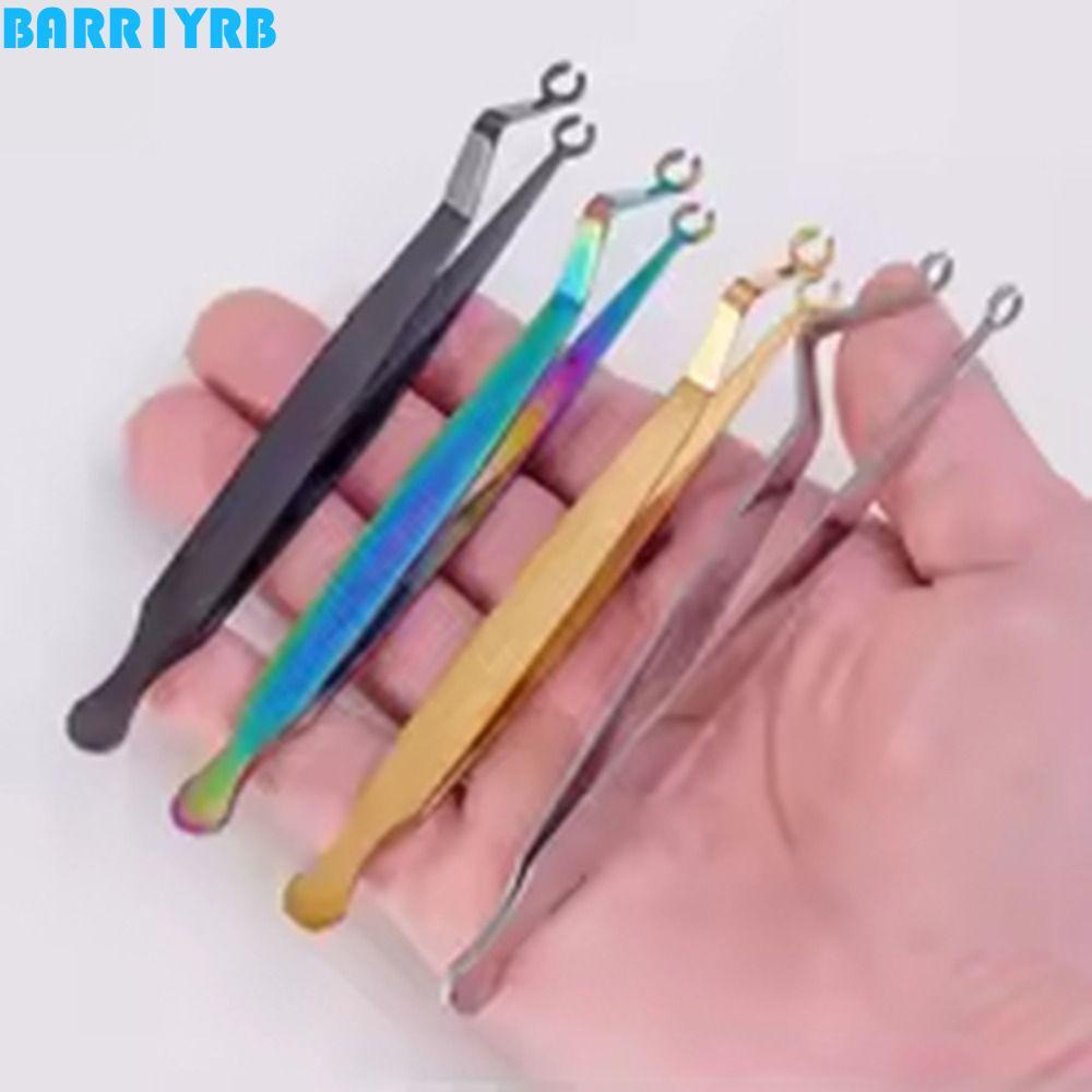 BARR1YRB Body Piercing Tool, Thép không gỉ Ear Stud Dermal Forceps, Micro-blooding Mũi Stud Rốn Stud