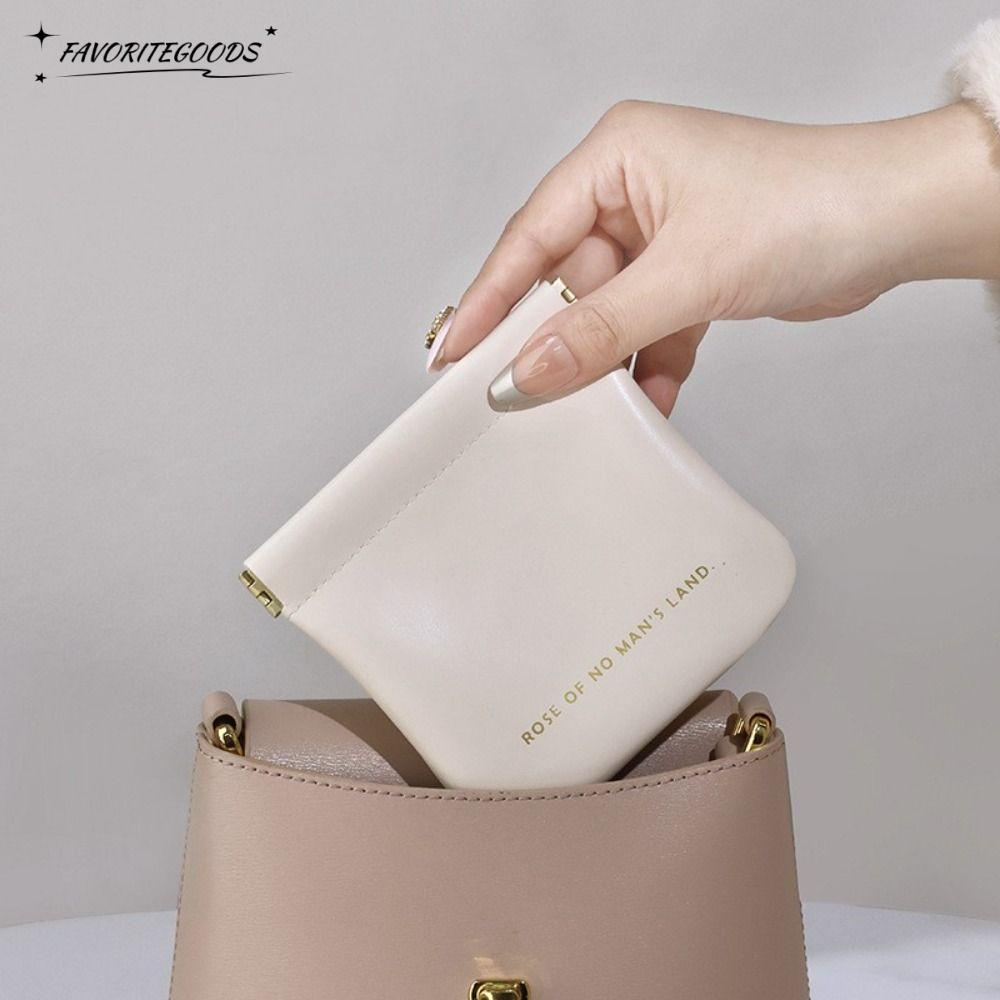 Túi đựng mỹ phẩm FAVORITEGOODSS2BJ, Túi trang điểm son môi đơn giản Mini, Túi xách trang sức PU di đ