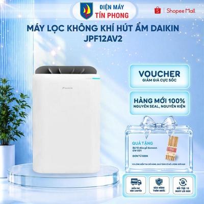 Máy Lọc Không Khí Hút Ẩm Daikin JPF12AV2 - Lọc Bụi & Kiểm Soát Độ Ẩm Hiệu Quả | Bảo hành chính hãng