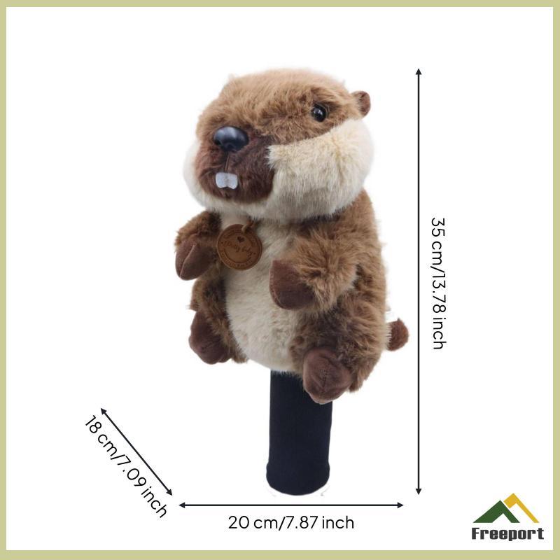 Câu Lạc Bộ Golf Head Cover Với Tay Đan Mềm Driver Headcover Vải Mềm Golf Headcover Ngộ nghĩnh Driver