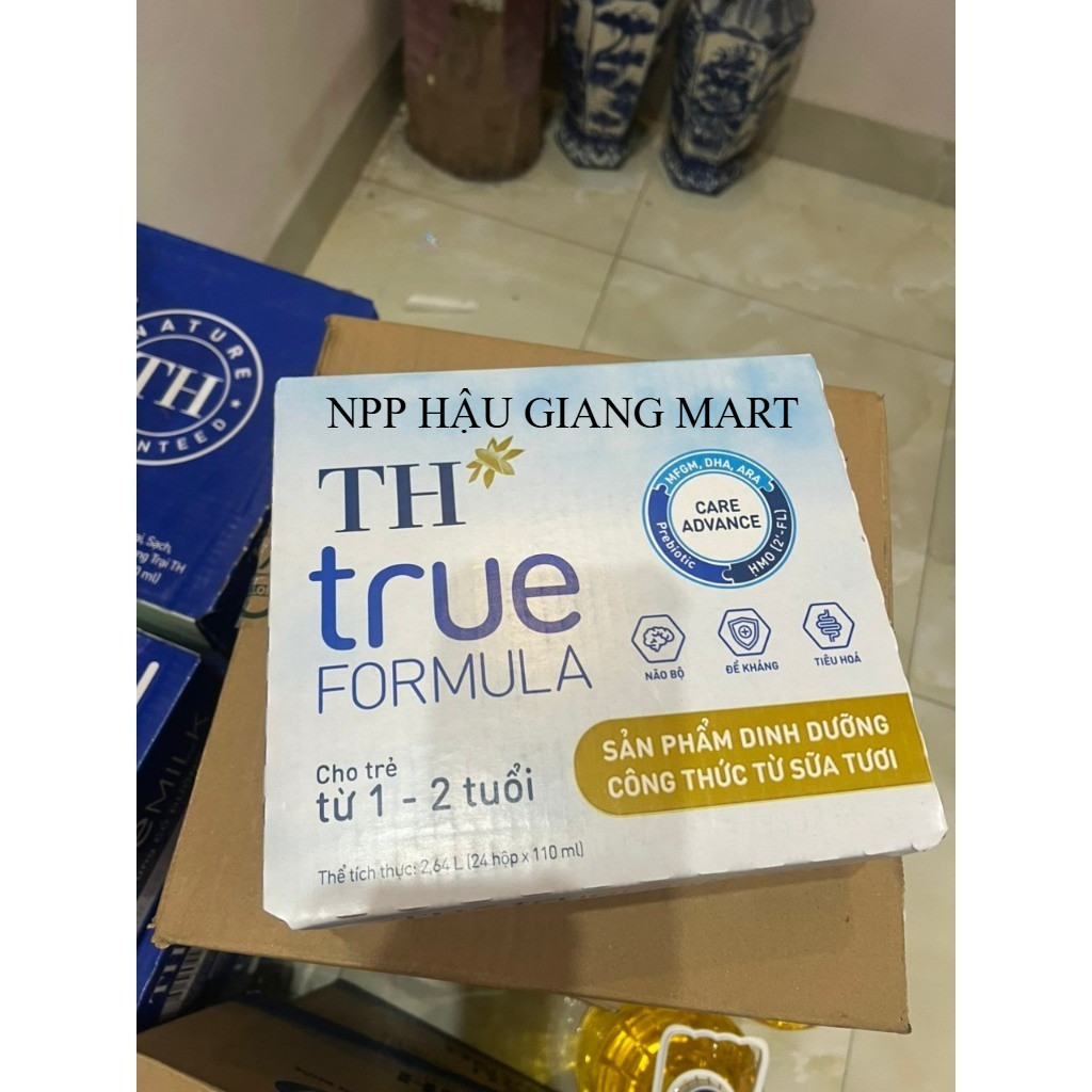 Sữa tươi công thức TH True Milk Formula 110ml thùng 24 hộp Date luôn mới.