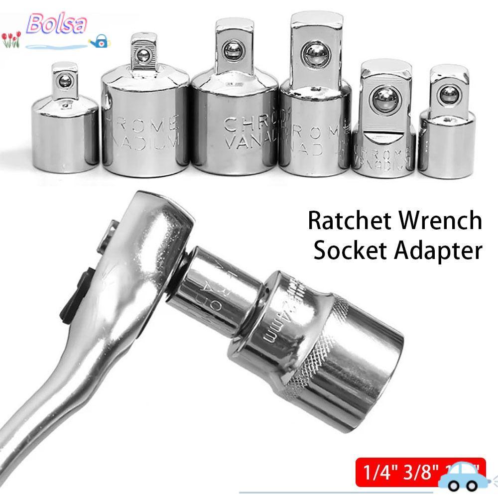 Bộ chuyển đổi ổ cắm BOLSA 1 Cái, Bộ chuyển đổi đầu 1 / 4 3 / 8 1 / 2 Inch Tay cờ lê Ratchet, Bộ chuy