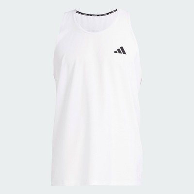 adidas Running Own The Run Tank Top Men White IK7435