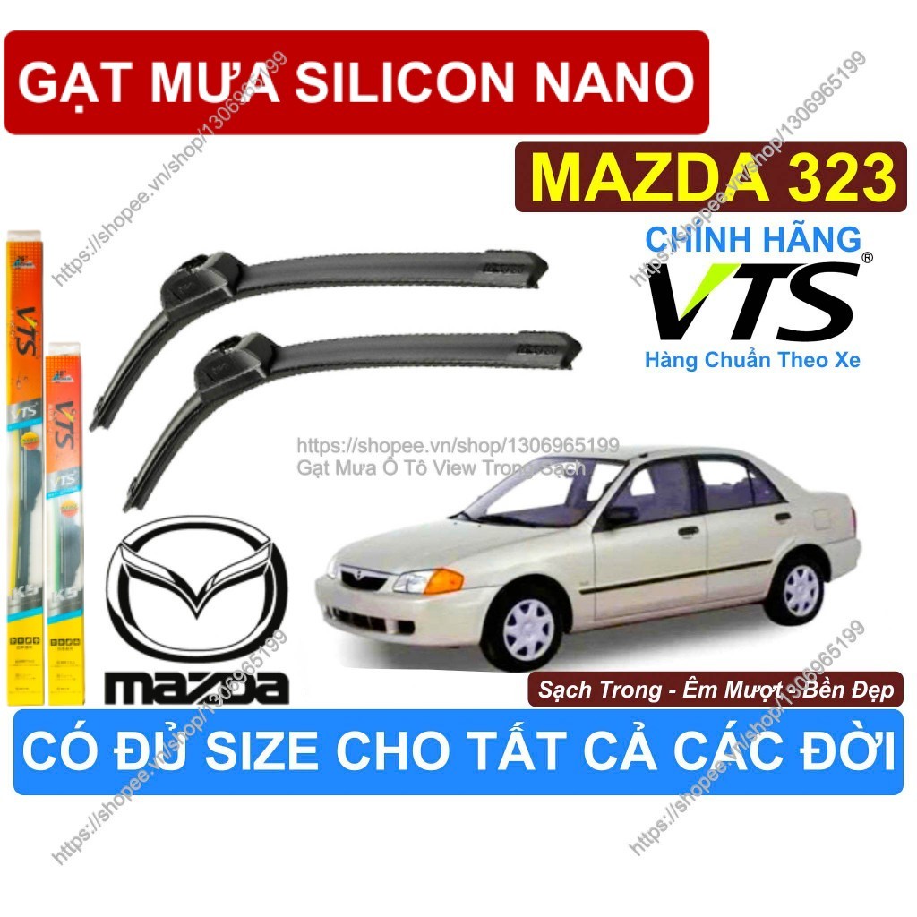 K5, Gạt Mưa Trong Sạch Kính Lái Mazda 323, Cặp Gạt Mưa Kính L.ái Mazda 323,  Mazda 323