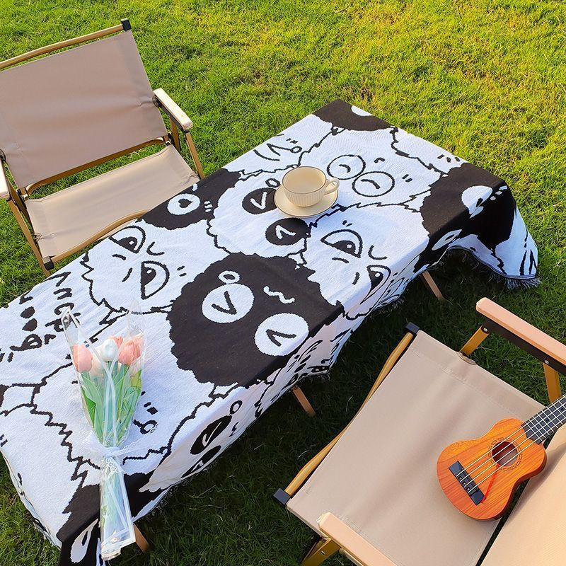 New Product#ins Bohemian-style picnic mat, camping tablecloth, outdoor lawn moisture-proof ground ma