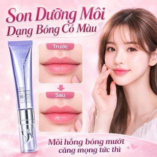 🌸JUELREOU-Serum collagen cho môi / Son Dưỡng Môi Dạng Bóng Có Màu  / Son dưỡng môi giữ ẩm/trước khi trang điểm cho môi