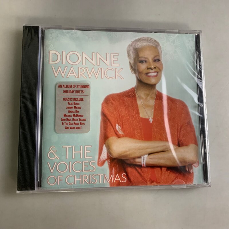 (hoàn toàn mới) CD Dionne Warwick The Voices Of Christmas ping1