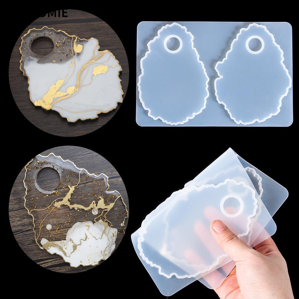 JURHOMIE Khuôn Nhựa Không Đều DIY Craft Panel Bảng Trang Điểm