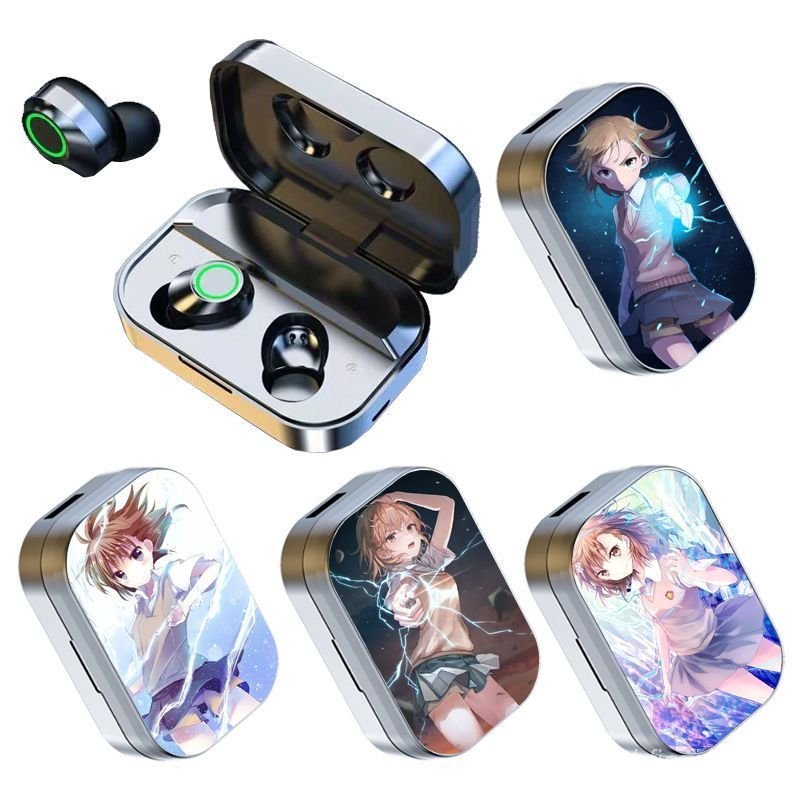 Tai nghe Bluetooth phong cách anime Toaru Kagaku no Railgun thời trang âm thanh hay