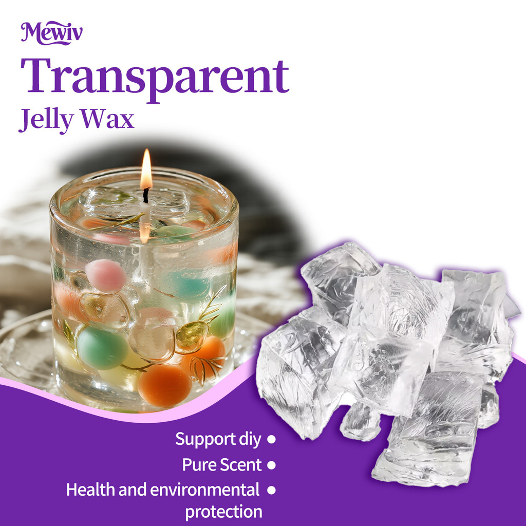 Mewiv Jelly Wax Handmade diy Candle Chất liệu Jelly Candle Crystal Candle Jelly Wax Nguyên liệu Nến 